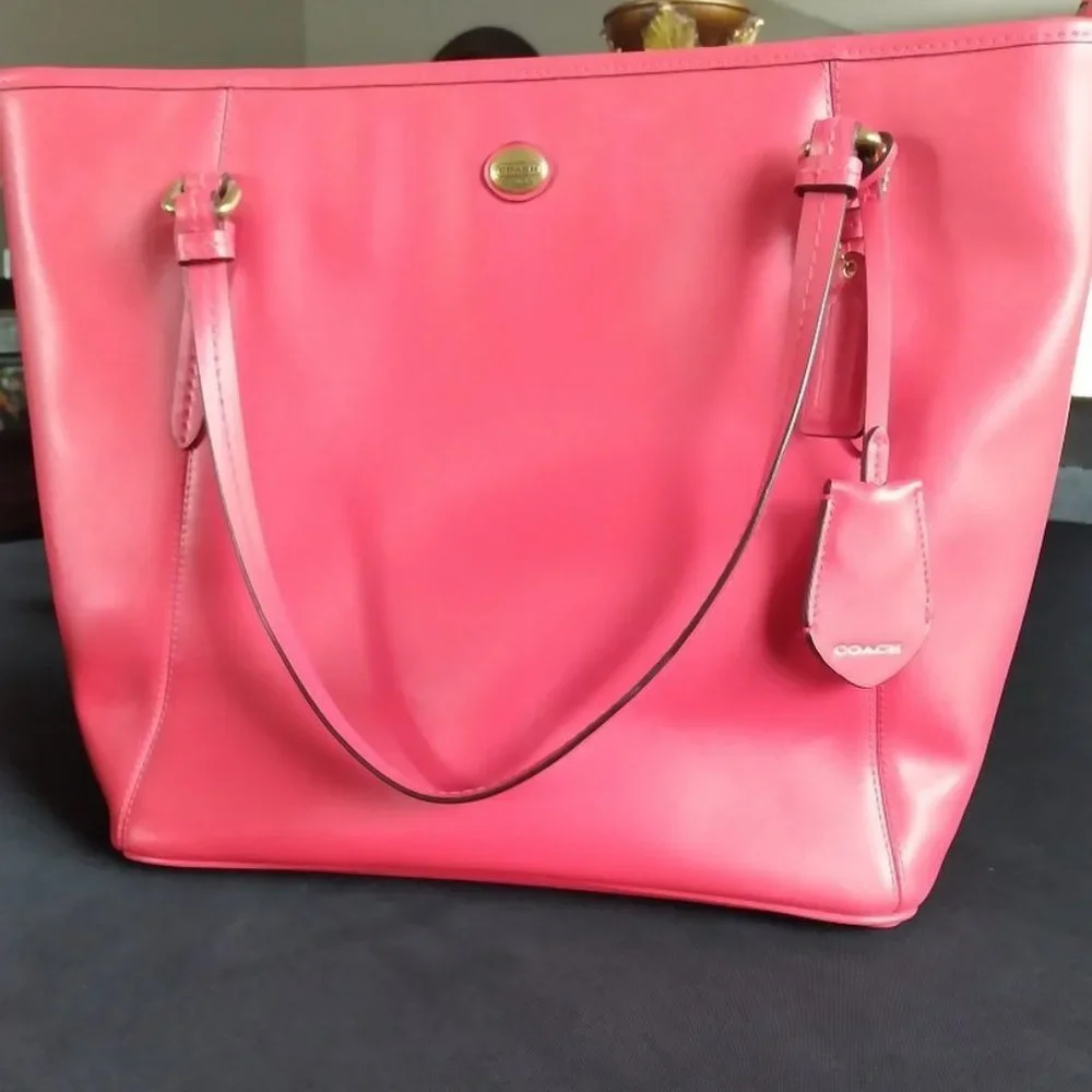 Coach Purse - Red - Picture 2 of 2
